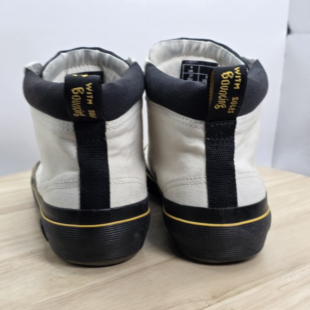 Women Size 6 -‎ Dr Martens Allana Canvas Chukka Boots Cream Black Yellow - Picture 6 of 9